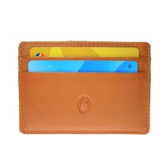 Leather Card Holder - Leather cardholder - Leather Card Case - Leather Card Pouch - Card Sleeve - Oxhide 4181 Tan