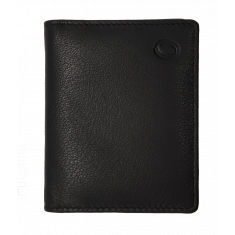 Leather Card Holder Wallet - Leather Mini Wallet - Leather Card Wallet - cardholder - Leather Card Pouch - Oxhide 4425 - BLACK