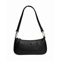 Crossbody Leather Sling Bag for Women - New Style Small Leather Handbag - Trendy Sling Bag - SDB6 Black