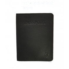 Leather Passport Holder - Passport Cover Leather - Leather Passport Case - Passport Pouch - Oxhide 4055 BLACK 