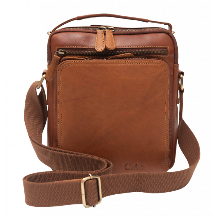 Full grain leather sling bag online